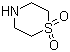 structure of CAS# 39093-93-1, Thiomorpholine-1,1-dioxide