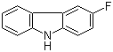 3-氟咔唑分子结构 (CAS 391-45-7)