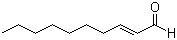 structure of CAS# 3913-81-3, trans-2-Decenal;3-Heptylacrolein
