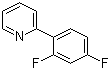 2-(2,4-Difluorophenyl)pyridine molecular structure (CAS 391604-55-0)