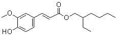 2-Ethylhexyl trans-ferulate molecular structure (CAS 391900-25-7)