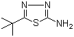 2-Amino-5-tert-butyl-1,3,4-thiadiazole molecular structure (CAS 39222-73-6)