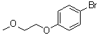 structure of CAS# 39255-23-7, 4-(2-Methoxyethoxy)bromobenzene;1-Bromo-4-(2-methoxyethoxy)benzene; 4-(2-Methoxyethoxy)-1-bromobenzene