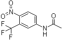 3-(Trifluoromethyl)-4-nitroacetanilide molecular structure (CAS 393-12-4)