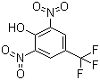 2,6-Dinitro-4-(trifluoromethyl)phenol molecular structure (CAS 393-77-1)