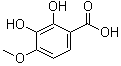 2,3-二羟基-4-甲氧基苯甲酸分子结构 (CAS 3934-81-4)