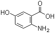 structure of CAS# 394-31-0, 5-Hydroxyanthranilic acid;2-Amino-5-hydroxybenzoic acid