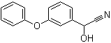 alpha-Hydroxy-3-phenoxybenzeneacetonitrile molecular structure (CAS 39515-47-4)