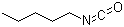 Pentyl isocyanate molecular structure (CAS 3954-13-0)