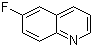 6-氟喹啉分子结构 (CAS 396-30-5)