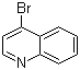 4-溴喹啉分子结构 (CAS 3964-04-3)