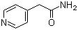 structure of CAS# 39640-62-5, 4-Pyridineacetamide;2-Pyridin-4-ylacetamide