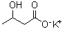 Potassium 3-hydroxybutyrate molecular structure (CAS 39650-04-9)