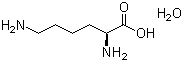 L-赖氨酸一水物分子结构 (CAS 39665-12-8)