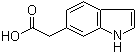 structure of CAS# 39689-58-2, 1H-Indole-6-acetic acid
