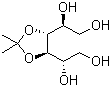 结构式 CAS# 3969-84-4, 3,4-O-异亚丙基-D-甘露醇