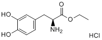 3-羟基-L-酪氨酸乙酯盐酸盐(1:1)分子结构 (CAS 39740-30-2)