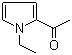 结构式 CAS# 39741-41-8, N-乙基-2-乙酰基吡咯