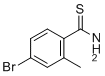 4-溴-2-甲硫基苯甲酰胺分子结构 (CAS 397845-03-3)