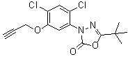 丙炔恶草酮分子结构 (CAS 39807-15-3)