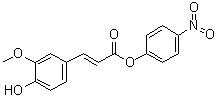 p-Nitrophenyl trans-ferulate molecular structure (CAS 398128-60-4)