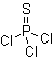 三氯硫磷分子结构 (CAS 3982-91-0)