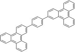 2,2'-(p-Phenylene)bis(triphenylene) molecular structure (CAS 39840-81-8)