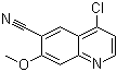 4-Chloro-6-cyano-7-methoxyquinoline molecular structure (CAS 398487-31-5)