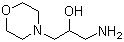 1-Amino-3-morpholino-2-propanol molecular structure (CAS 39849-45-1)