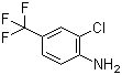 structure of CAS# 39885-50-2, 4-Amino-3-chlorobenzotrifluoride;2-Chloro-4-(trifluoromethyl)aniline