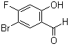 5-溴-4-氟-2-羟基苯甲醛分子结构 (CAS 399-00-8)