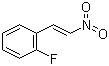 structure of CAS# 399-25-7, 1-Fluoro-2-(2-nitrovinyl)benzene;1-(2-Fluorophenyl)-2-nitroethylene; 2-Fluoro-beta-nitrostyrene