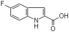 5-Fluoroindole-2-carboxylic acid molecular structure (CAS 399-76-8)