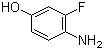 结构式 CAS# 399-95-1, 4-氨基-3-氟苯酚