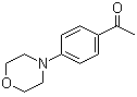 structure of CAS# 39910-98-0, N-(4-Acetylphenyl)morpholine;4-(4-Morpholinyl)acetophenone; 4'-Morpholin-4-ylacetophenone; 4'-Morpholinoacetophenone