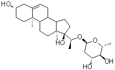 杠柳苷 N分子结构 (CAS 39946-41-3)