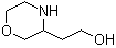3-Morpholineethanol molecular structure (CAS 399580-64-4)