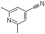 2,6-Dimethyl-4-cyanopyridine molecular structure (CAS 39965-81-6)