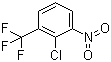 结构式 CAS# 39974-35-1, 2-氯-1-硝基-3-(三氟甲基)苯; 2-氯-3-硝基三氟甲苯
