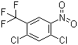 2,4-二氯-5-硝基三氟甲基苯分子结构 (CAS 400-70-4)