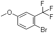 结构式 CAS# 400-72-6, 3-三氟甲基-4-溴苯甲醚