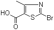 2-Bromo-4-methylthiazole-5-carboxylic acid molecular structure (CAS 40003-41-6)