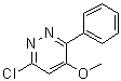 6-氯-4-甲氧基-3-苯基哒嗪分子结构 (CAS 40020-02-8)