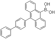 B-(10-[1,1'-联苯]-4-基-9-蒽基)硼酸分子结构 (CAS 400607-47-8)