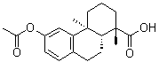 12-Acetoxy podocarpa-8,11,13-trien-19-oic acid molecular structure (CAS 40061-88-9)