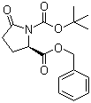Boc-D-Pyroglutamic acid benzyl ester molecular structure (CAS 400626-71-3)