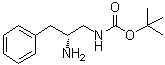 [(2R)-2-Amino-3-phenylpropyl]carbamic acid 1,1-dimethylethyl ester molecular structure (CAS 400652-57-5)
