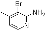 structure of CAS# 40073-38-9, 2-Amino-3-bromo-4-methylpyridine;3-Bromo-4-methylpyridin-2-ylamine