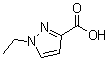 1-Ethyl-1H-pyrazole-3-carboxylic acid molecular structure (CAS 400755-44-4)