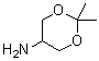 2,2-Dimethyl-1,3-dioxan-5-amine molecular structure (CAS 40137-24-4)